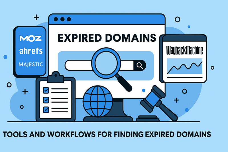Expired Domain Search Tools and Workflow